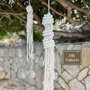 Macrame Jellyfish 3D Sculpture Pattern – DIY Macrame Tutorial PDF, Hanging Ocean Decor, Fiber Art Project, Instant Download