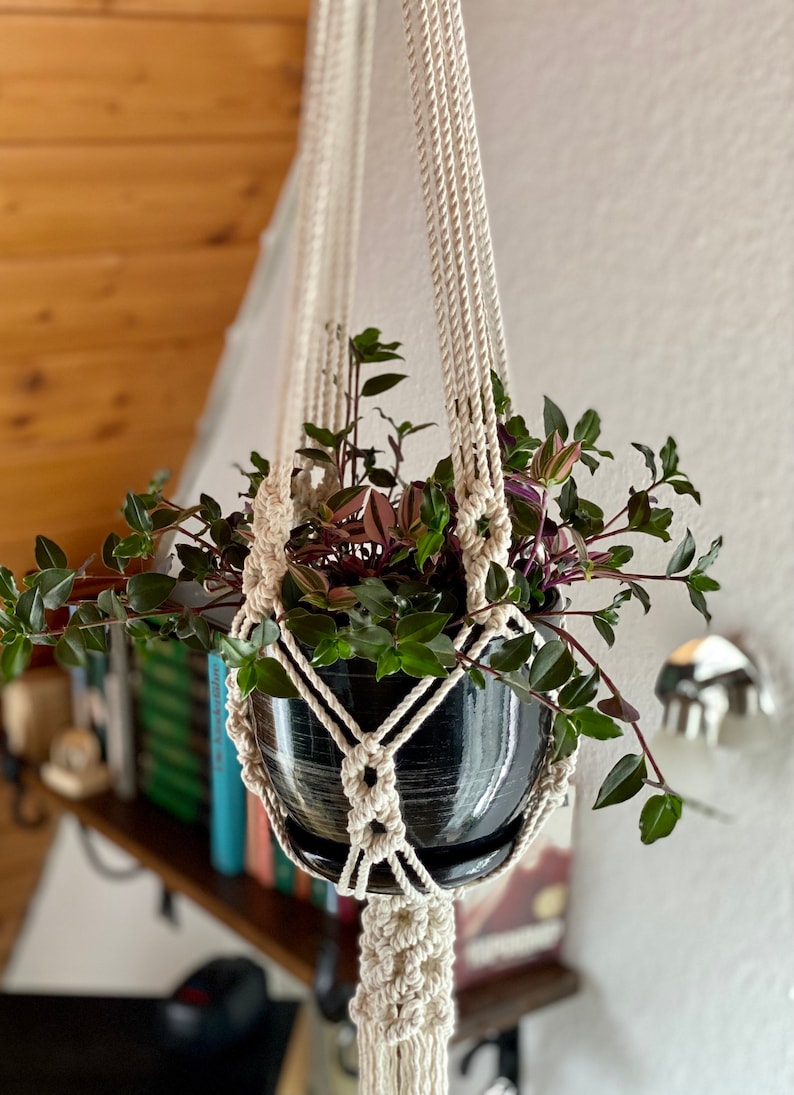 DIY Macrame Plant Hanger PDF Pattern Tutorial Instructions Etsy