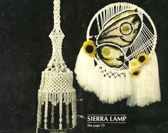 Hanging Chair Vintage Home Decor, Macrame Chair, PDF Macrame Pattern, 70s Vintage Wall Art, Instant Download