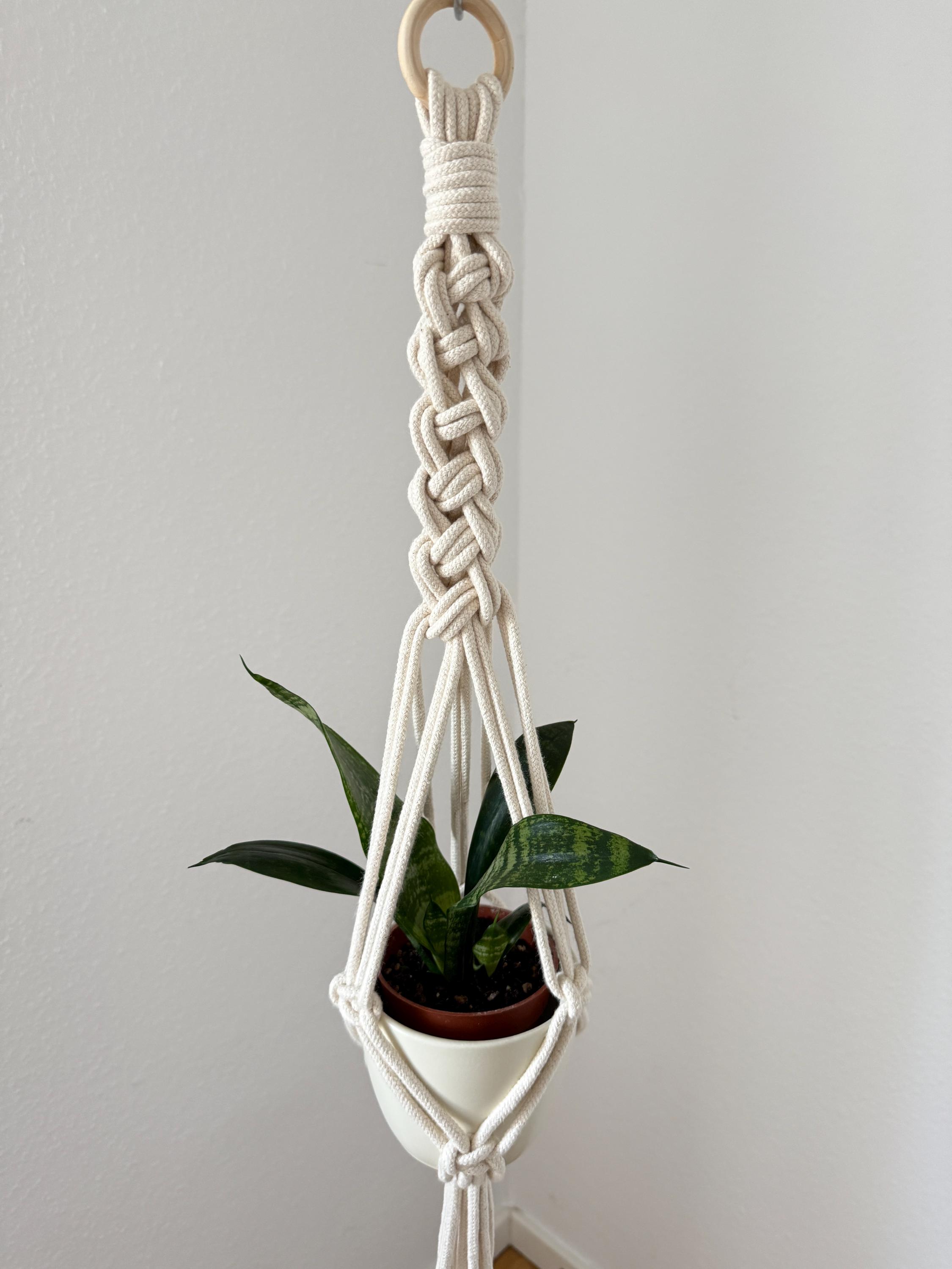 DIY Macrame Plant Hanger Pattern PDF | Easy Boho Home Decor Tutorial ...