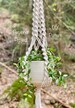 PDF pattern macrame plant hanger, Half knots easy to make macramé pattern beginner, DIY macrame, step by step, how to plant hanger 