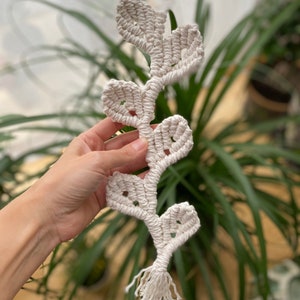 DIY Macrame Branch with Leaves Tutorial PDF Pattern, Macramé Pattern BEGINNER, Step by Step Instructions, Direct Download, How To Guide image 3