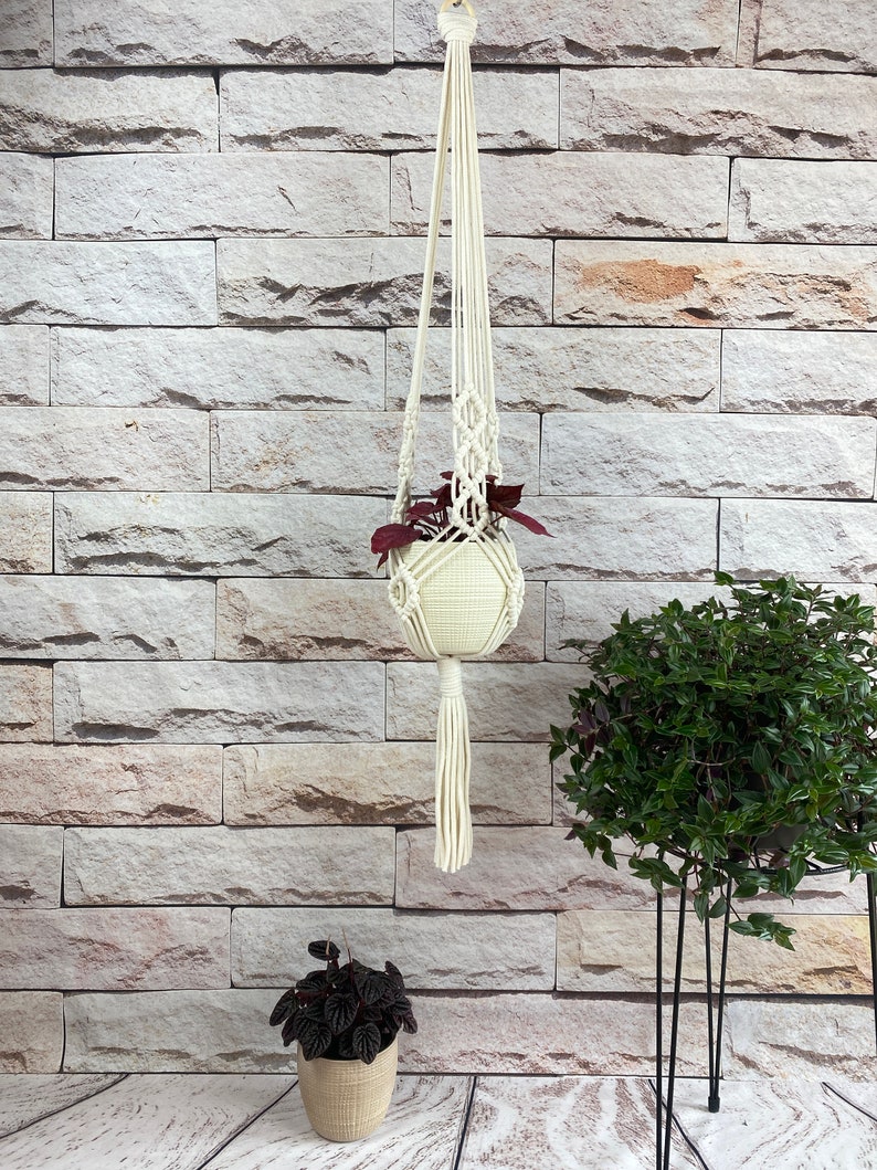 DIY Macrame Plant Hanger PDF Pattern Tutorial Instructions Etsy