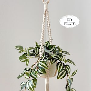 Macrame Plant Hanger Pattern – Step-by-Step PDF eBook, Beginner-Friendly DIY Instructions, Digital Download Printable Macrame Pattern