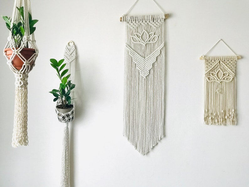 PDF Pattern Lotus Flower Macrame Wall Hanging, Macrame for BEGINNER, Step by Step Macrame Instructions, How To DIY Ultimate Macrame Guide image 5