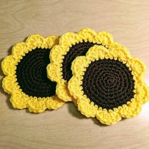 Sunflower Coaster *Pattern*