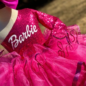 Dolly Outfit, girls outfit, tutu set, hot pink tutu set