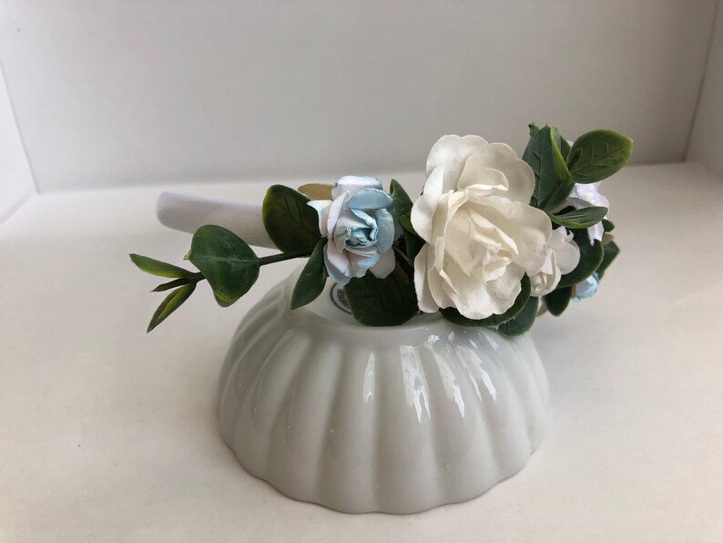 Eucalyptus headband flower girl headband toddler headband Etsy