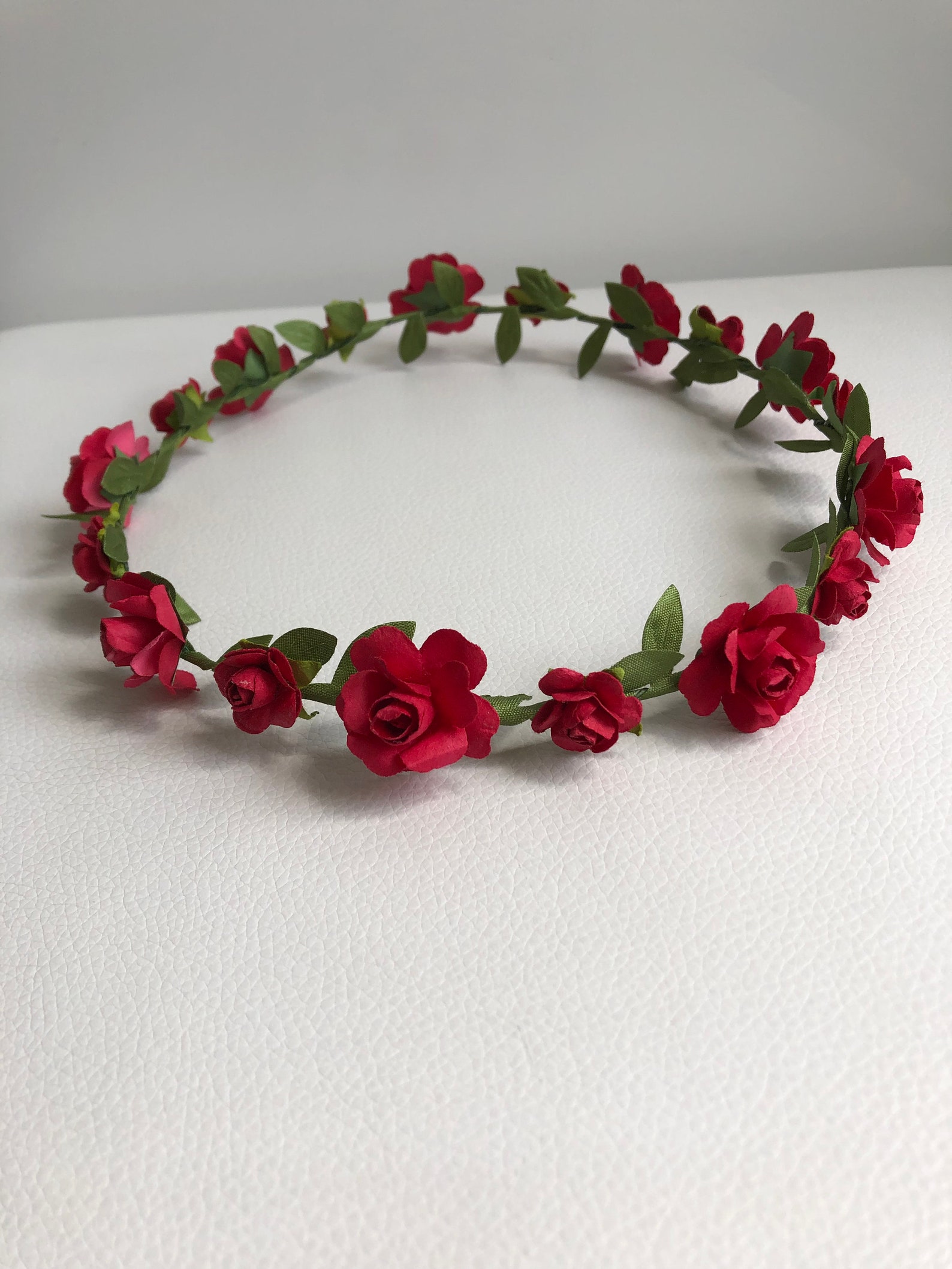 Rose flower crowns wedding rose crown multicolour rose Etsy