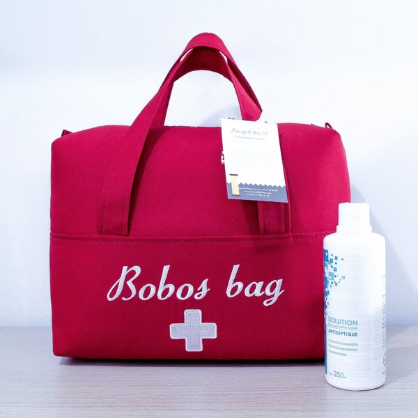 Trousse pharmacie/trousse secours- doublure imperméable - poches en option