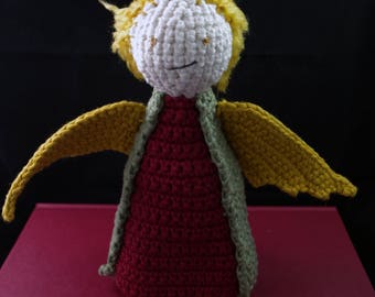 Amigurumi Angel Gabriel, Crochet Angel, Handmade Decoration, Supernatural Fanart, Crochet Amigurumi Puppet