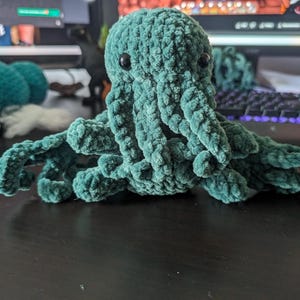 Amigurumi Cthulhu, Handmade Amigurumi, Crochet Cthulhu, Call of Cthulhu Soft Toy, Cthulhu Stuffed Animal