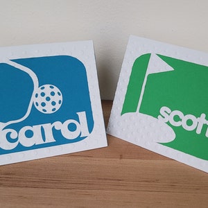 Tarjetas de notas de golf ~ Tarjetas de notas personalizadas ~ Notas de pickleball ~ Tarjetas personalizadas ~ Día del padre ~ Cumpleaños ~ Regalo de anfitriona ~ Pickle Ball ~ PGA ~ Golf