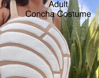 Adult Concha Pan Dulce Costume, Pan dulce costume, Concha costume, Mexican costume Adult, Adult Mexican bread costume, Adult costume concha