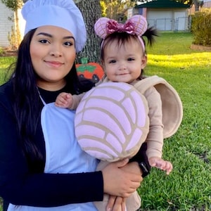 Pre-Order Concha kids Costume, concha pan costume, concha pandulce, Concha pan kid outfit, concha costume, concha halloween costume pandulce