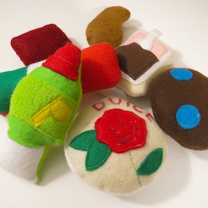 Dulce toy individual toys, Build your own bundle Mexican Candy Kids toys, dulce toy, Dulce kitchen toy playset, mexican dulce felt dulce toy