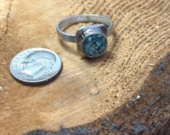Turquoise, 9 1/4,  Sterling Silver, Crushed Turquoise