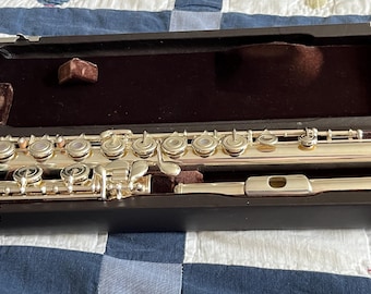 Artley 18-0 Silver Plated Flute - Made in the USA W/ Case Untested