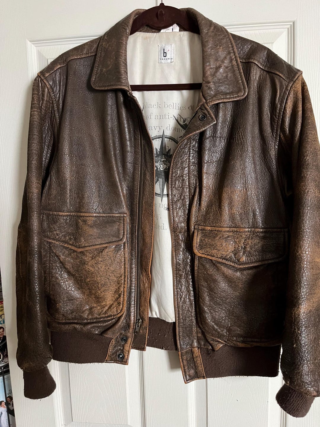 VINTAGE LADIES LEATHER Bomber Jacket B2 B Squared 1980s Size Small Excellent Condition Wwii Fighter Planes Lining - Etsy VINTAGE LADIES LEATHER Bomber Jacket B2 B Squared 1980s Size Small Excellent Condition Wwii Fighter Planes Lining - Etsy