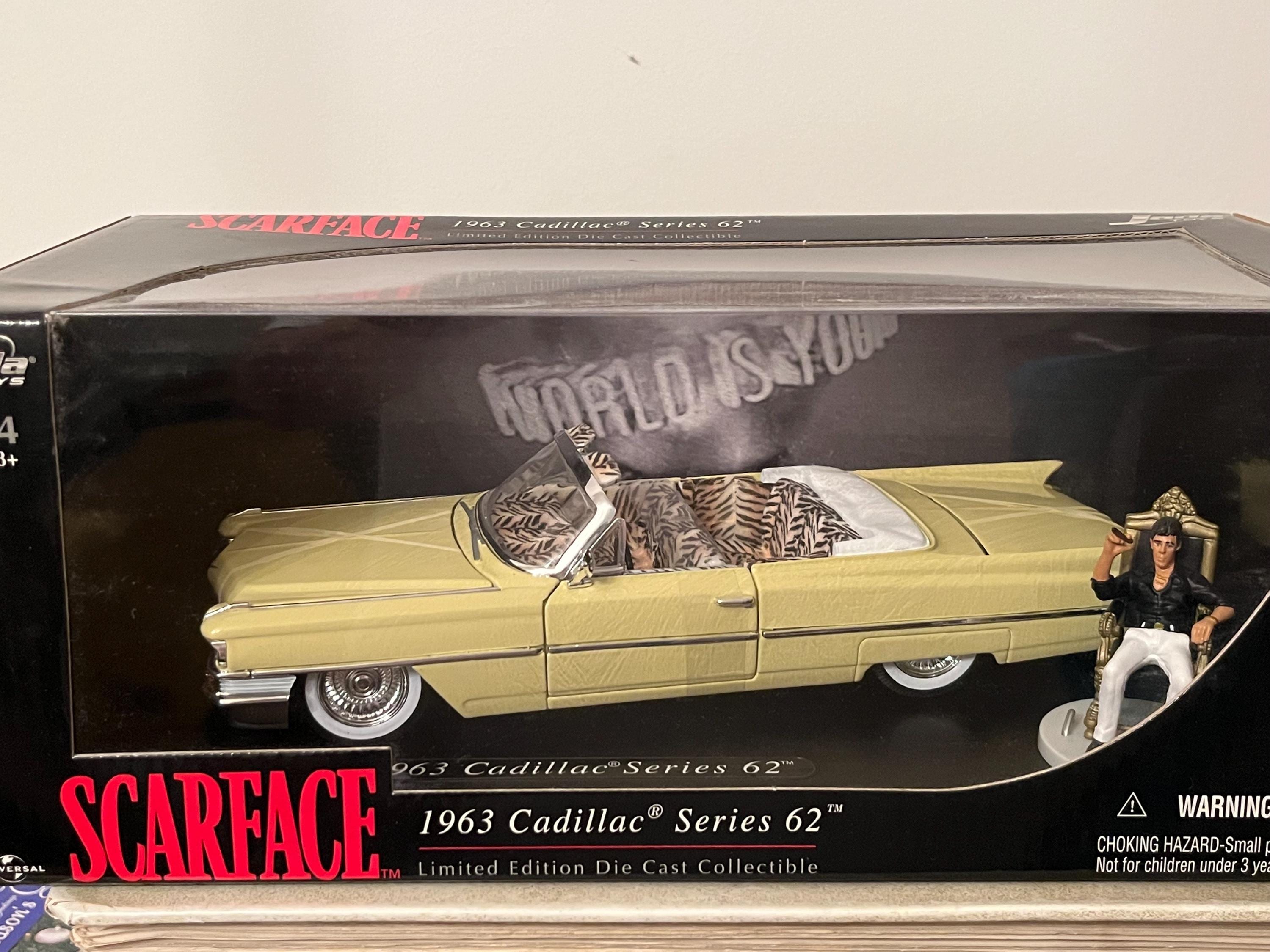 VINTAGE CADILLAC MODEL Car Scarface Pachino 1963 Coupe Deville
