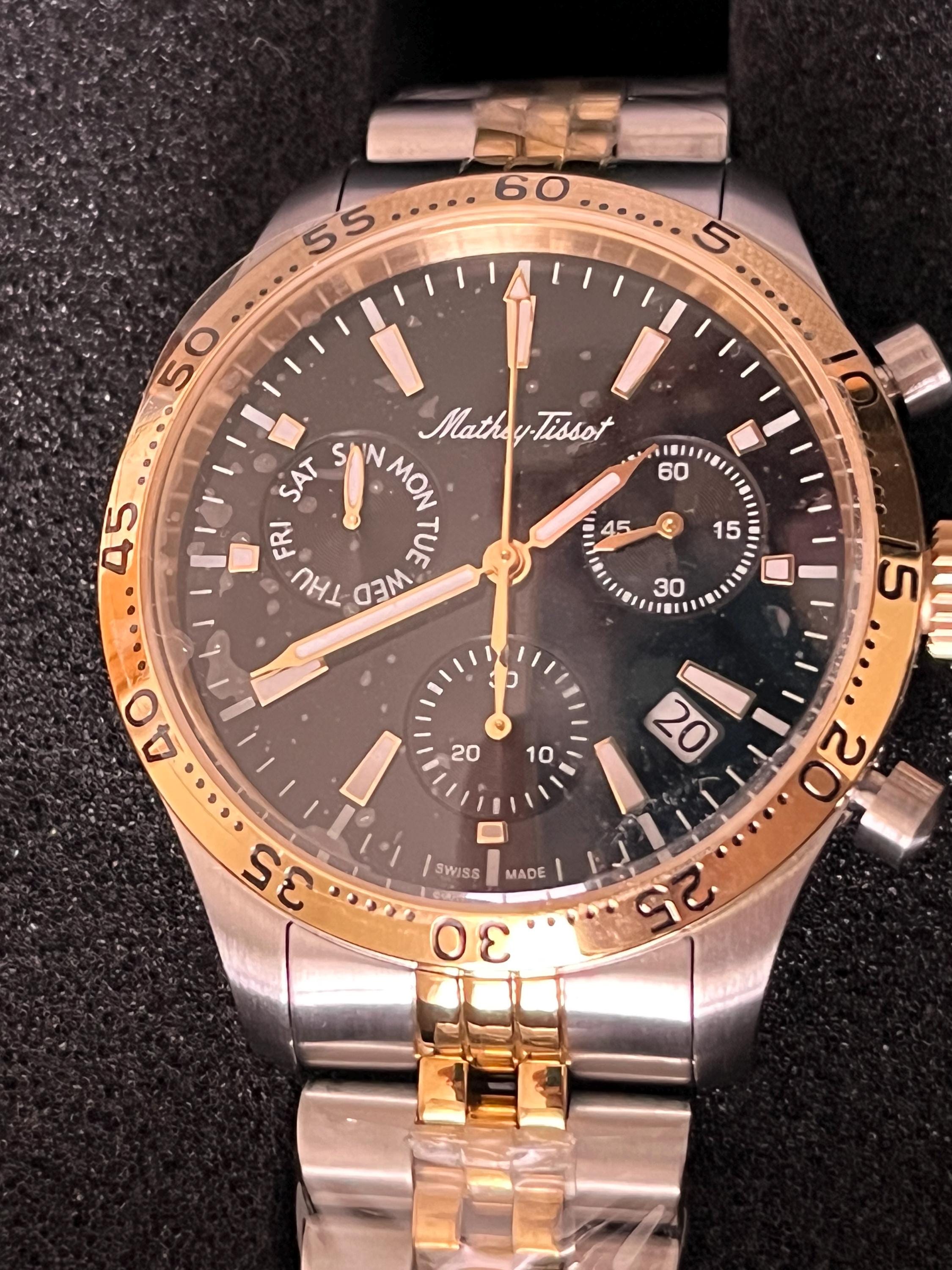 Mouvement De Montre Ancien Mathey Avec Mécanisme Tissot 17 Bijoux - Pour Pièces Ou Réparation - Occasion