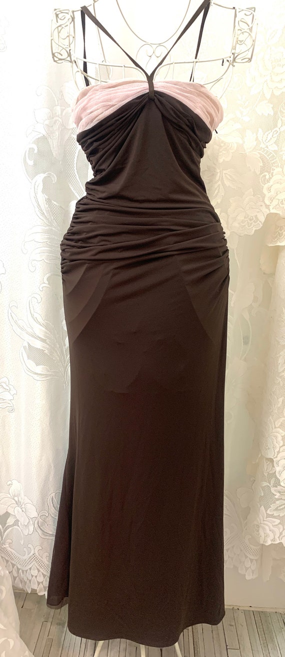 Vintage 1990s Vera Wang Brown Mermaid 