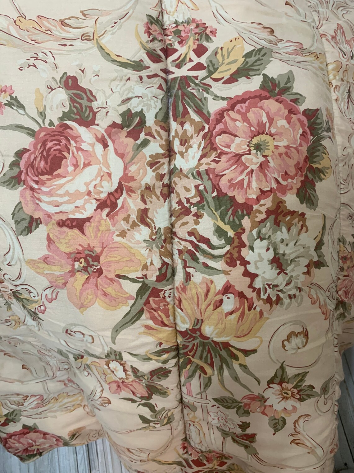 Vintage Ralph Lauren Guinevere Aragon Medieval Floral Twin Etsy