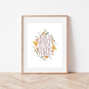 Surrender Prayer novena || Art Print || Jesus, Take Care of Everything