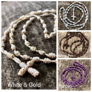 PETITE Handmade Knotted Rosaries