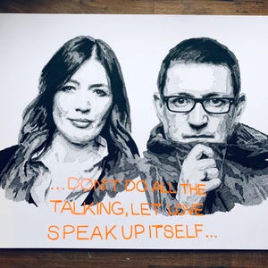 Hermosa obra de arte impresa en edición limitada de Jacqui Abbott de South Paul Heaton