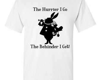 Alice In Wonderland White Rabbit Vintage T-Shirt