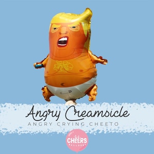 Trump Baby Party Luftballon, Humor, Trump Zeppelin, bin ich ein Baby, Windeln, Wahl