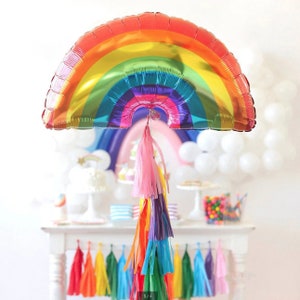 CRAZY SALE!! Rainbow Foil Balloon - Party Balloon - Party Decor - Party Props - Party Supply - Birthday Decor- Baby Shower Decor