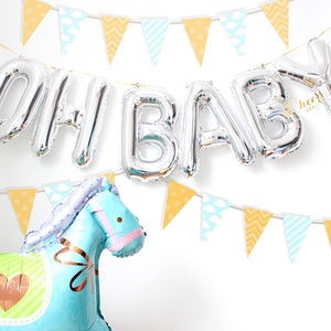 16" globos de letras "OH BABY"