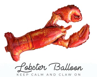 21" Lobster balloon - BBQ party decor - Summer party decor - Party decor