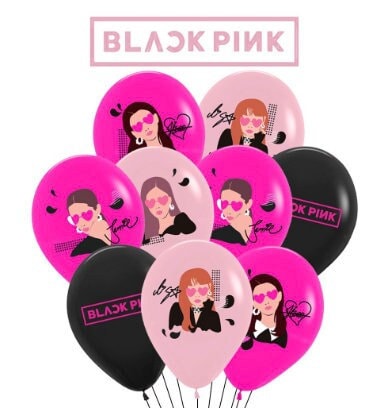 BLACKPINK Latex Balloon - set of 10 |Kpop, Girl band, Happy Birthday,  Blink, Du Du, Tour, Pink Venom