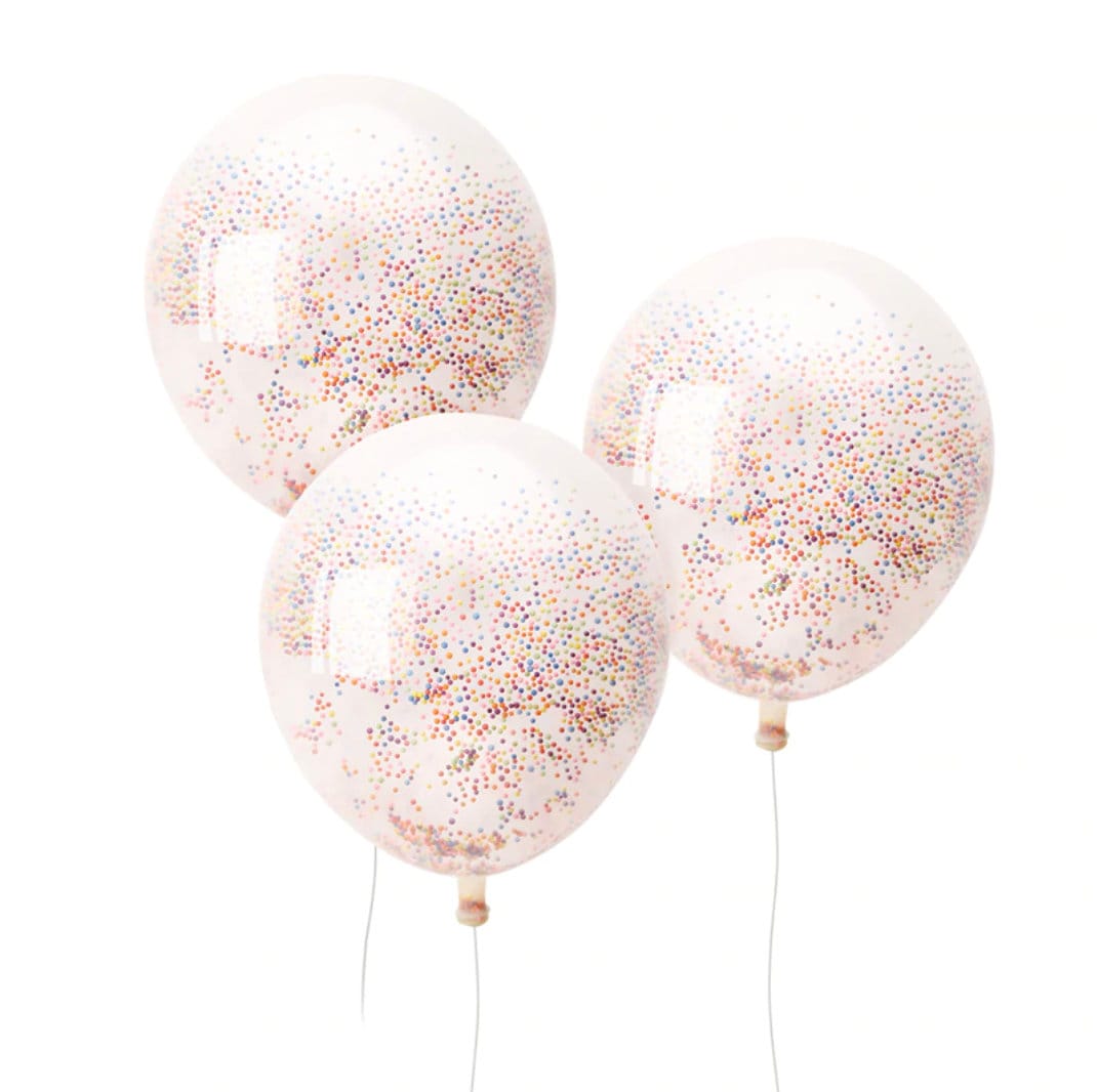 12 Foam Ball Confetti Balloon Latex Balloons Etsy