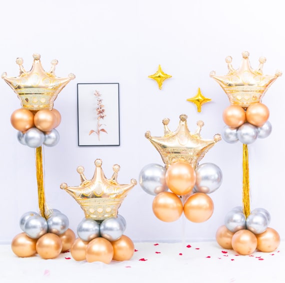 Cumpleaños Reina Globos Decoraciones cumpleaños Decoración Decoración  INCLUYE TODAS las decoraciones que se muestran globos de cumpleaños Corona  Globo Oro Corona -  España