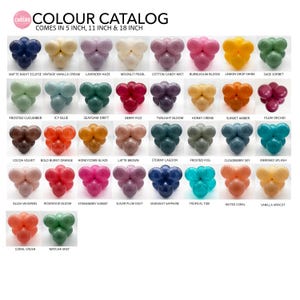Custom DIY Latex Balloon Garland Kit | Choose Your Colours | 5&quot;, 11&quot;, 18&quot; Balloons | Matte, Pearl, Pastel Finishes -  Party Decor