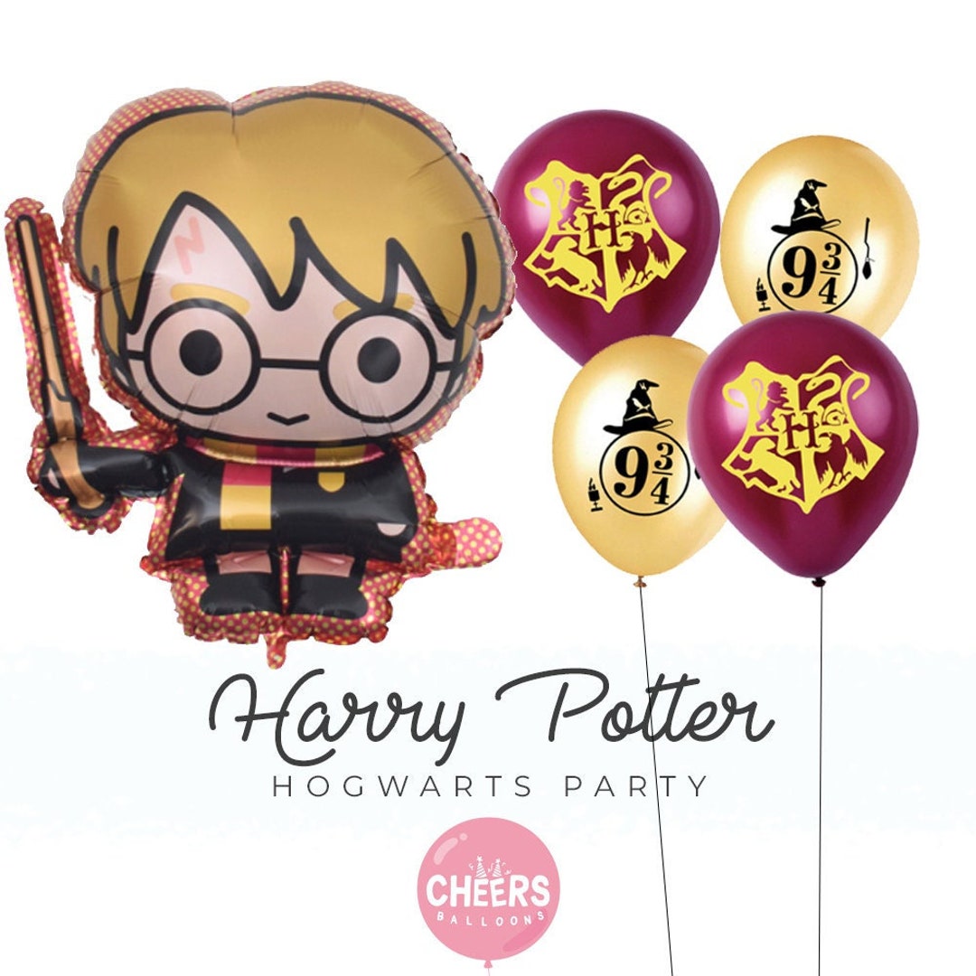 Harry Potter house color balloons and Hogwarts banner first birthday  Harry  potter baby birthday, Harry potter theme birthday, Harry potter birthday  party