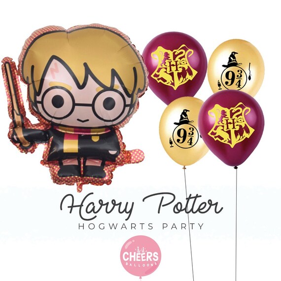 Kids Adult Harry Potter Magic Themed Birthday Party Decoration Supplies  Balloons Banner Cake Topper Set