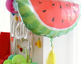 26" Watermelon Foil Balloon - Tropical Party decor - Summer Party Decor - Birthday Party Decor -  Cheers Balloons