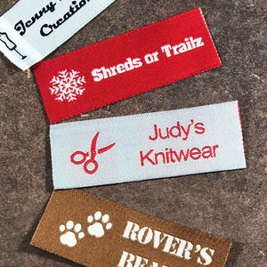 Essential Woven Sewing Labels Personalized - Etsy