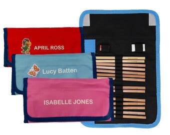 Personalized Coloring Pencils & Case