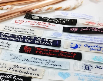 Sewing Labels, Personalized Woven Labels!