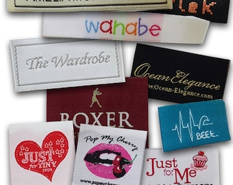 Custom Woven Labels - Clothing Brand Logo Labels