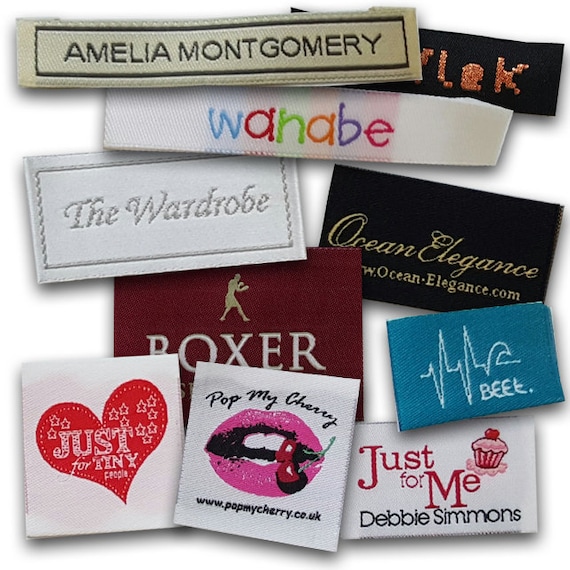 Made at the Lake - Sewing Woven Clothing Label Tags Made at the Lake - Sewing Woven Clothing Label Tags
