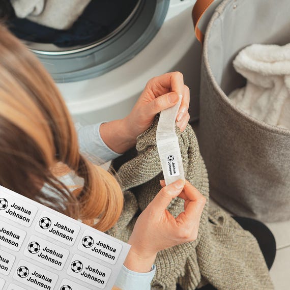 Clothing Name Labels – Stick On, Washer & Dryer Safe