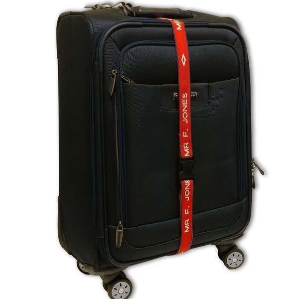 Personalisierter gewebter Gepäckgurt - Named Bag Strap