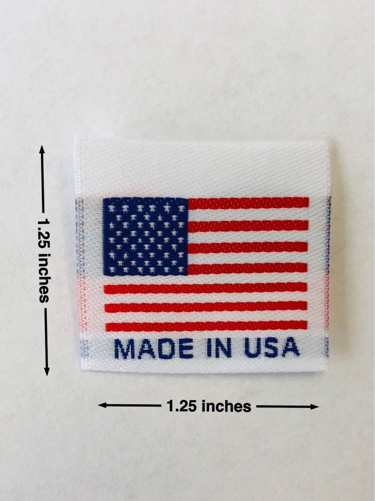 アメリカ製ラベル、アメリカ国旗タグ - Etsy 日本